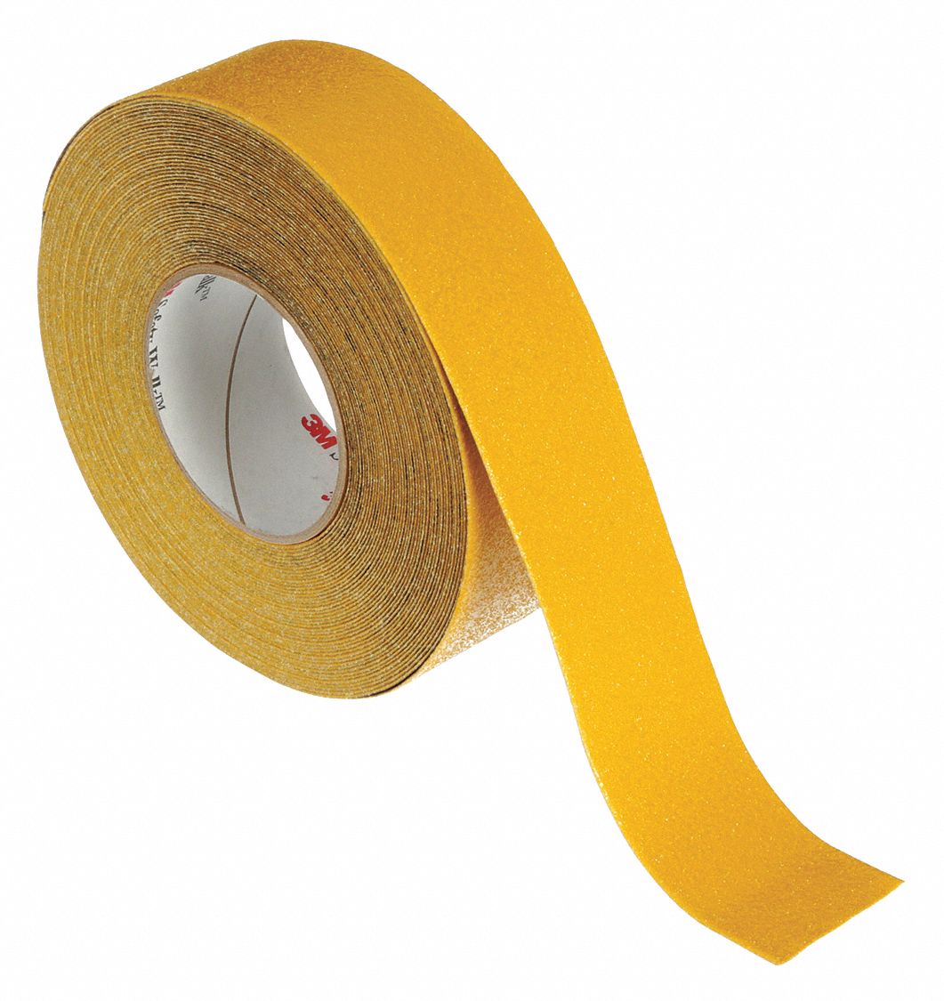 AntiSlip Tape 60 ftLx2 inW YLW 60 Grit