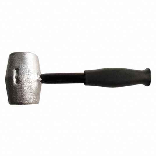 AMERICAN HAMMER Lead Alloy Mallet Steel Handle, Textured Grip, 5 lb
