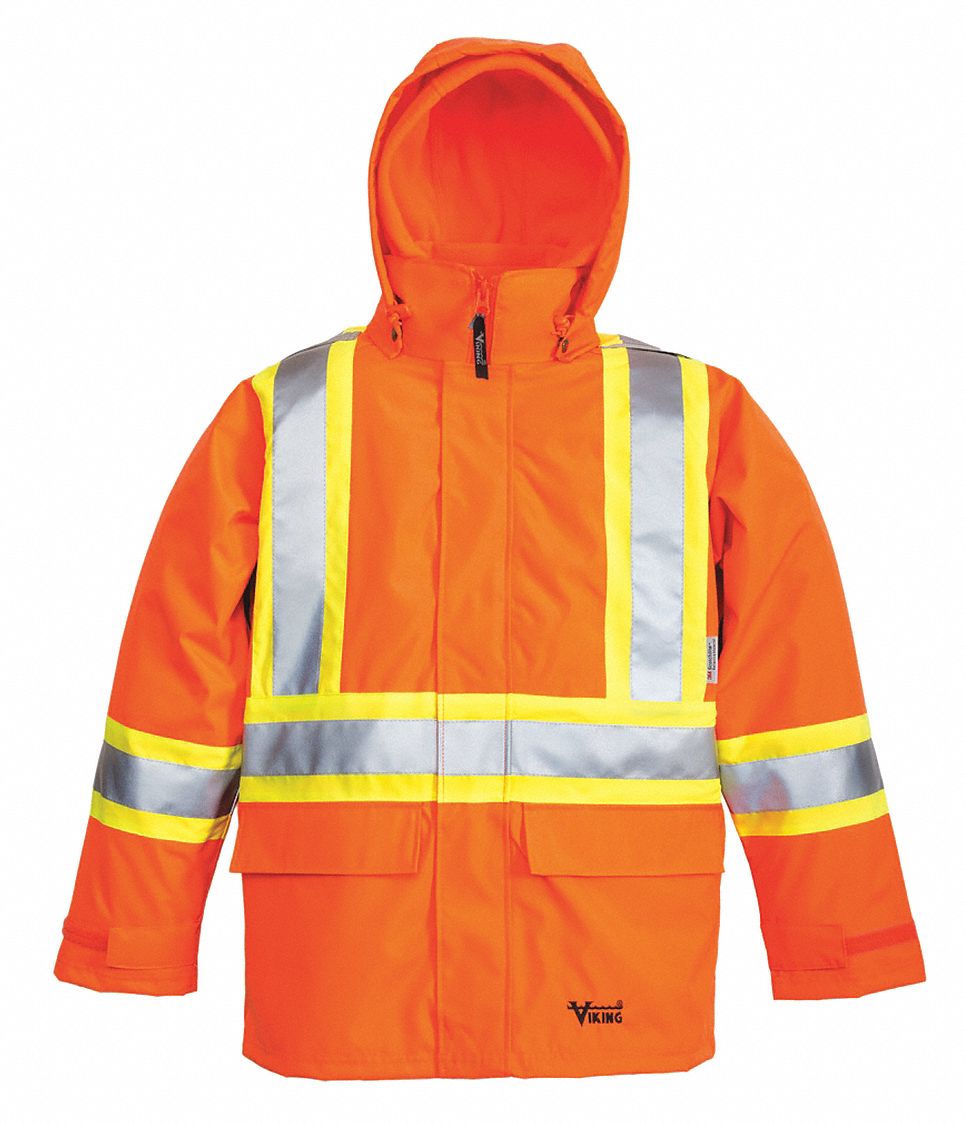 MANTEAU ORANGE HAUTE VISIBILITE G