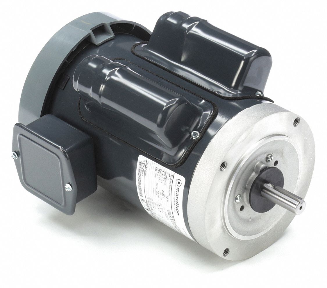 MARATHON MOTORS, Totally Enclosed Fan-Cooled, Face Mount, General ...