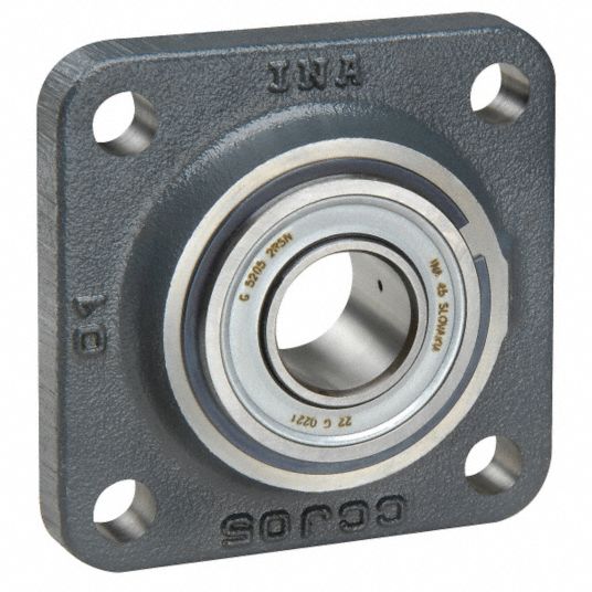 INA 4Bolt Flange Bearing with Ball Bearing Insert and 35 mm Bore Dia