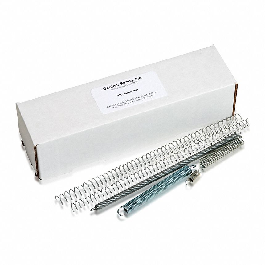 Compression/Ext Spring Assortment White