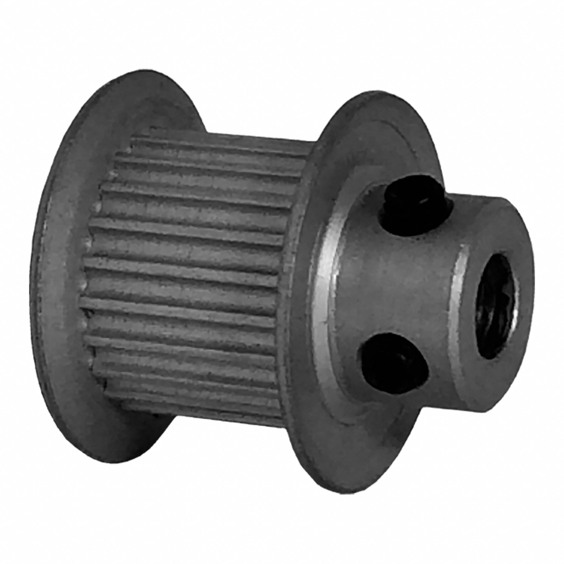 Dayton Timing Pulley: Modified Curvilinear, Fixed, For GT Timing Belt Section - GT Section Fixed-Bore Timing Pulleys with Hub