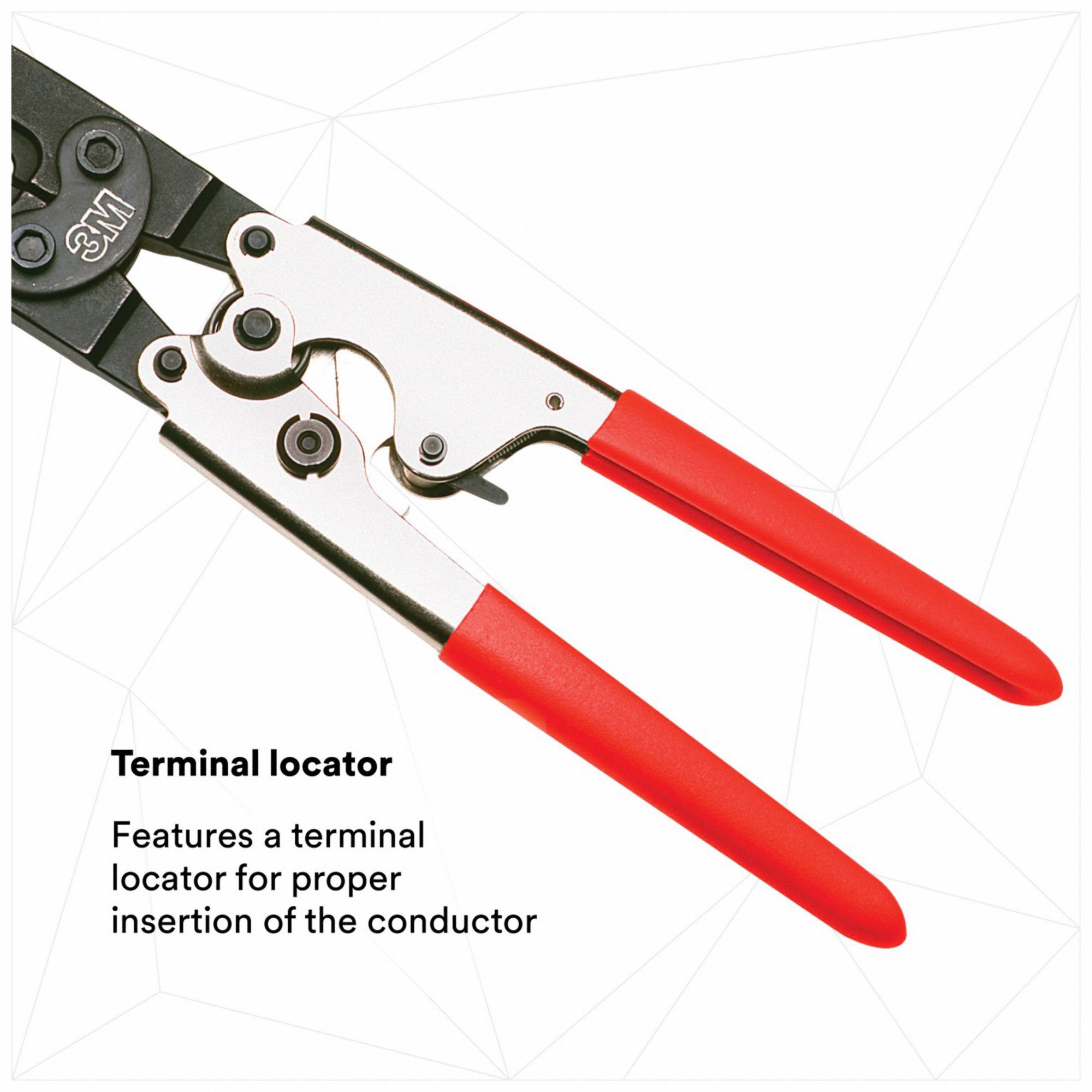 3M Ratchet Crimper Insulated Terminals and Connectors, 22 to 10 AWG, 13 in Overall Lg, Auto