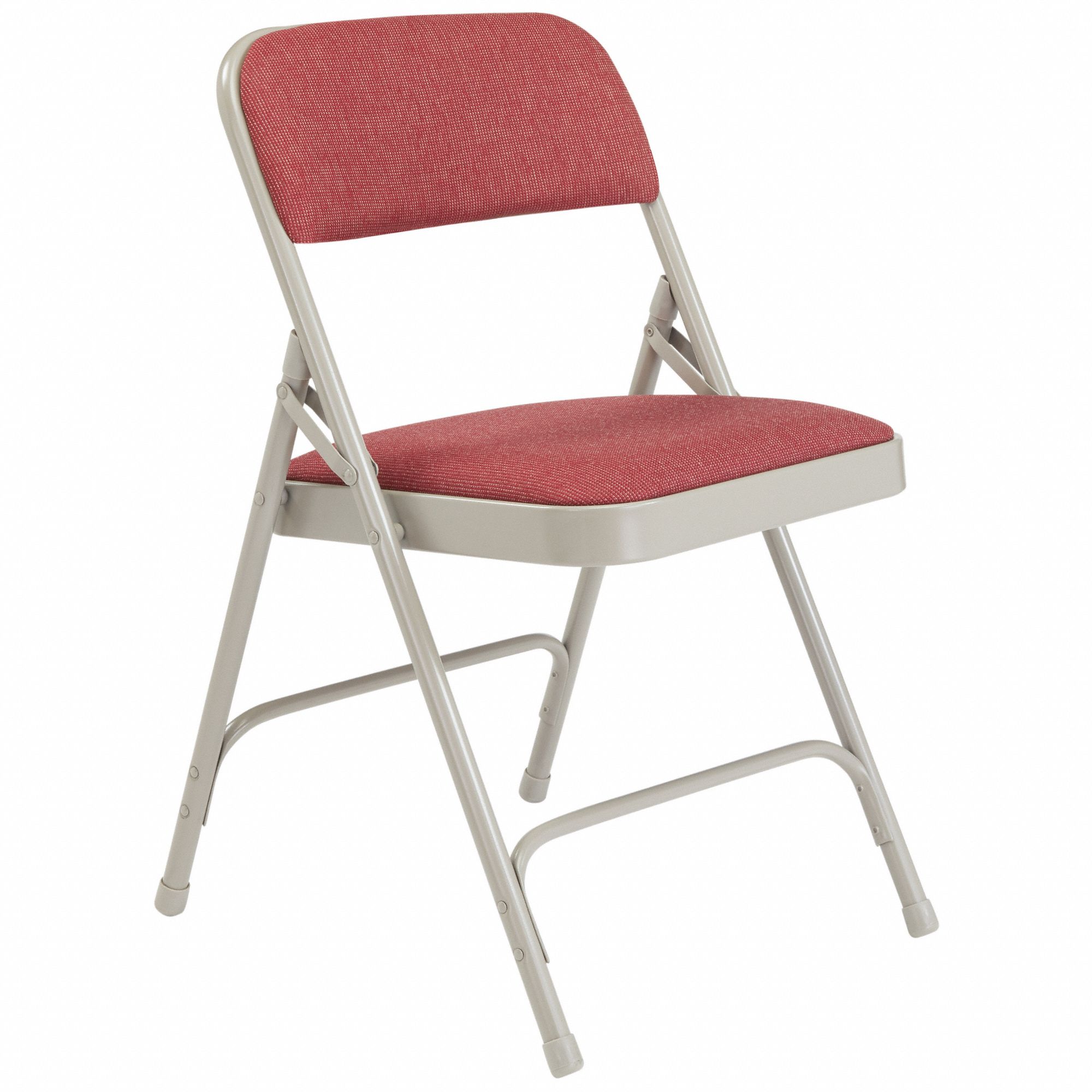 Folding Chair: Fabric Seat, Fabric Upholstery, Steel Frame, Cabernet Seat