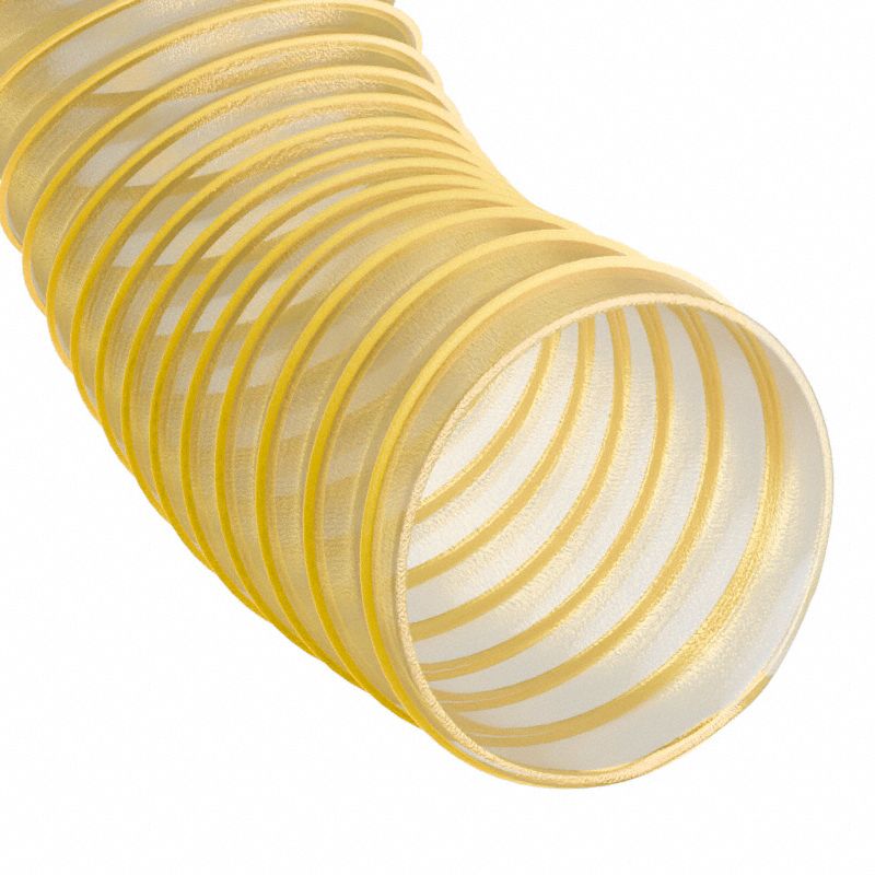 Ducting Hose: 10 in Hose Inside Dia., 25 ft Hose Lg, 23 psi, 10 in Bend Radius