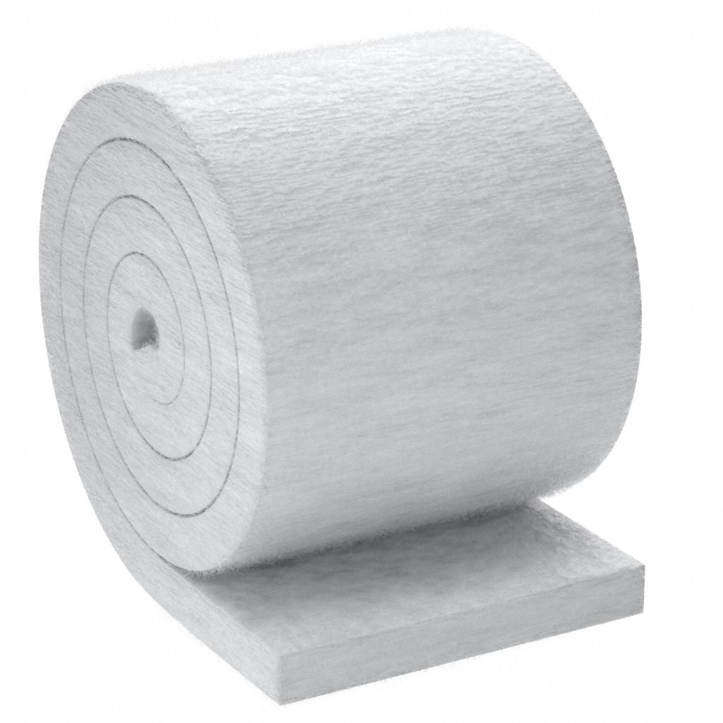 UniTherm Ceramic Fiber Insulation Blanket Roll, 6#Density, 2300 F, 2 x 24 x 50