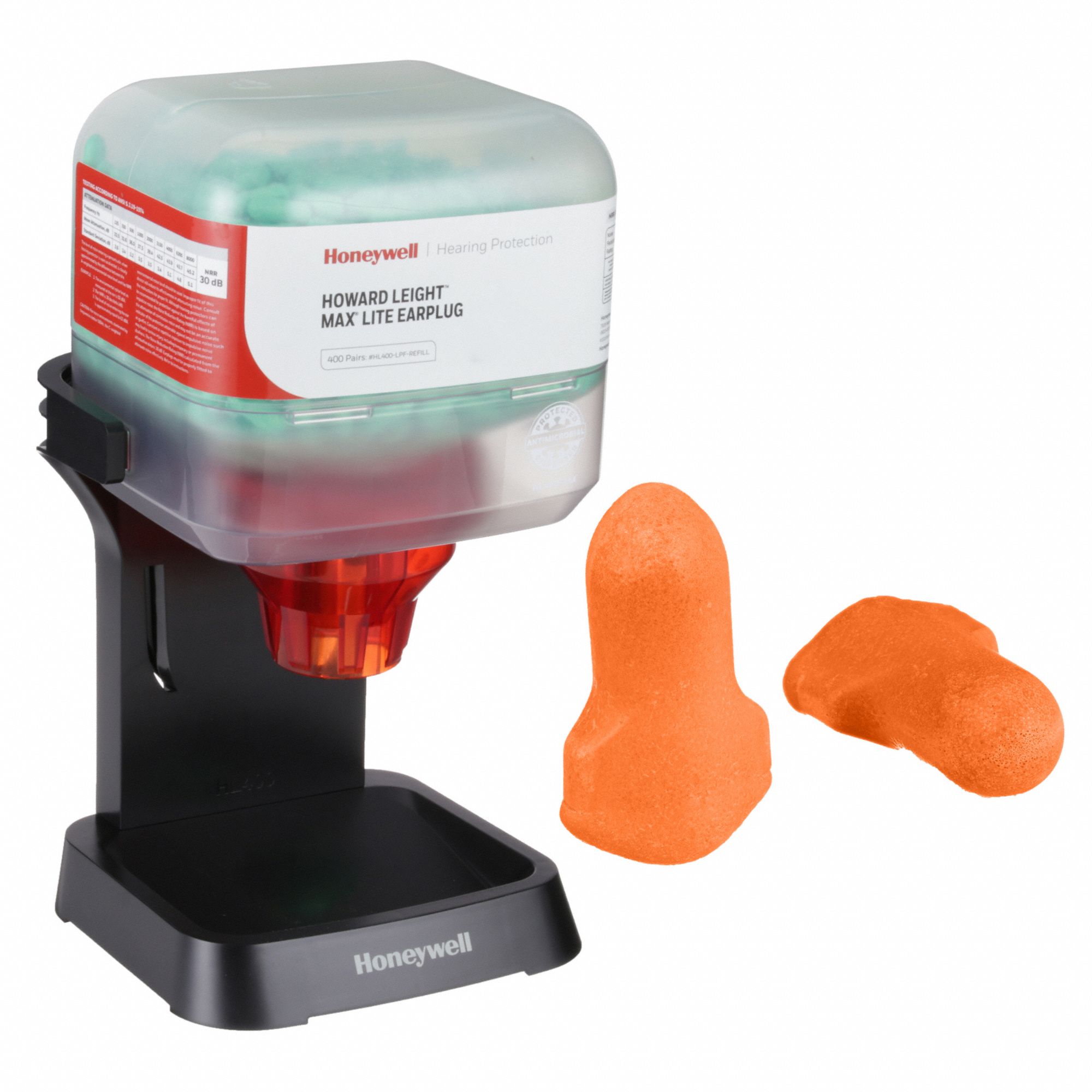 Contoured-T-Shaped Earplug Dispensers & Refills