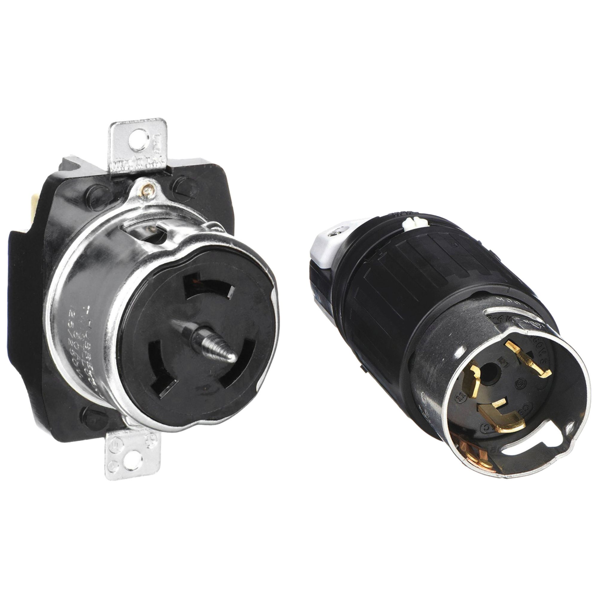 Non-NEMA Locking-Blade Plugs & Receptacles