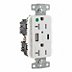 Decorator Duplex Receptacles with Type A & C USB Ports and Screw Terminations