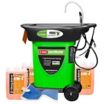 Mobile Parts Washers with Cleaning Solution