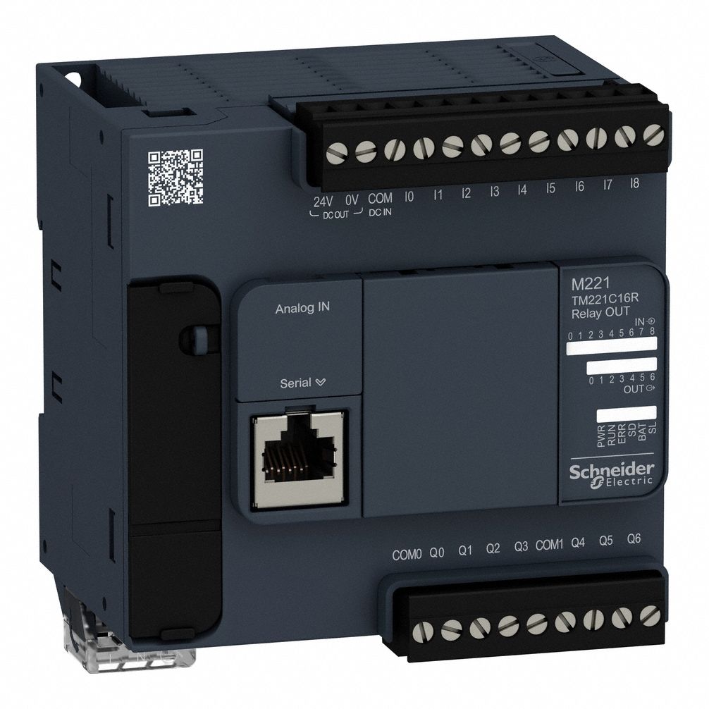 PLC: 9 (Discrete), (7) Relay, 100 to 240V AC