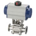 2-Way Pneumatic Ball Valves for Food & Beverage