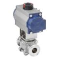 Pneumatically-Actuated Ball Valves for Food & Beverage