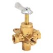 3-Way Brass Plug Valves