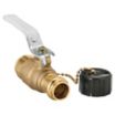 Bronze Ball Valves with Dust Cap & Chain