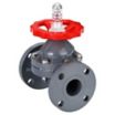 PVC Diaphragm Valves for Chemicals with Position Indicators