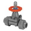 CPVC Diaphragm Valves for Chemicals with Position Indicators