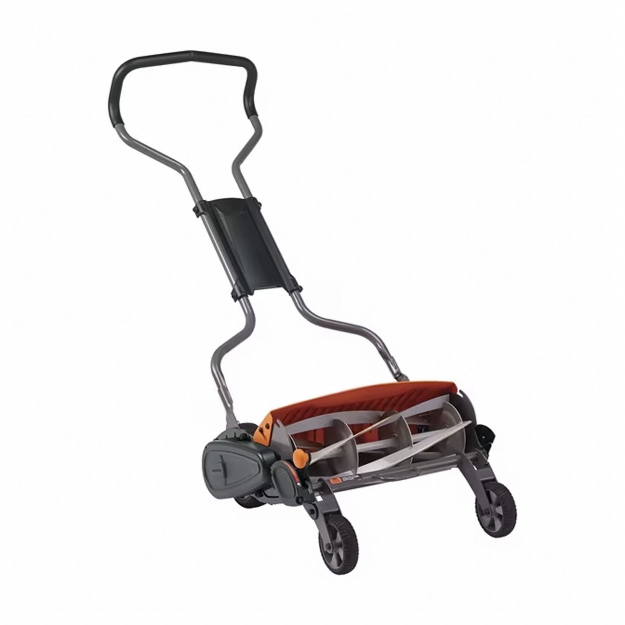 Reel Mower: 18 in Cutting Wd, Front/Rear/Side Discharge Location, Four-Point