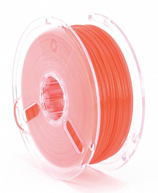 LULZBOT, 3 mm Dia, 1.00 kg Wt, 3D Printing Filament 221W53RMPL0131