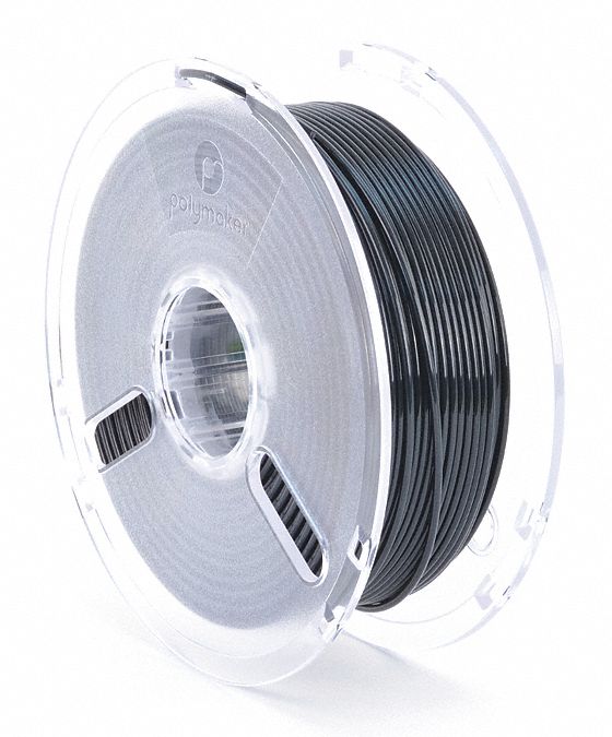 3D Printing Filament: PolyLite, PLA, 2.85 mm, 1 kg, True Black