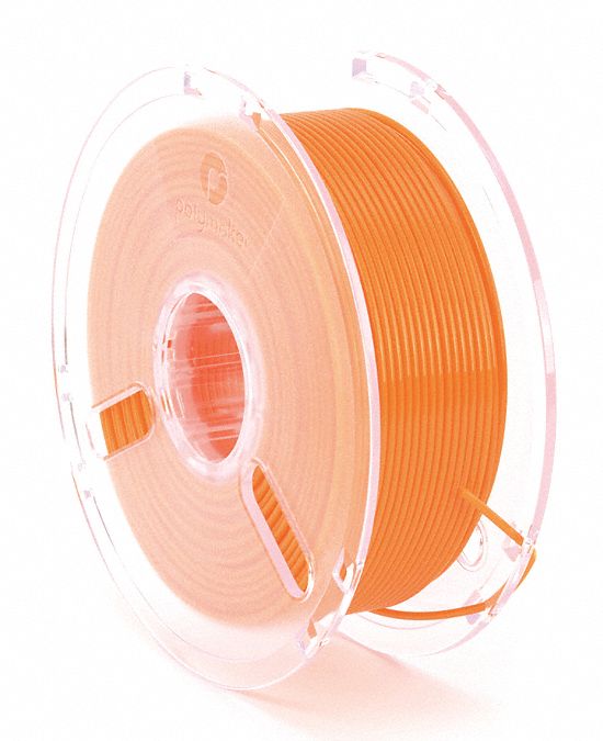3D Printing Filament: PolyLite, PLA, 2.85 mm, 1 kg, True Orange