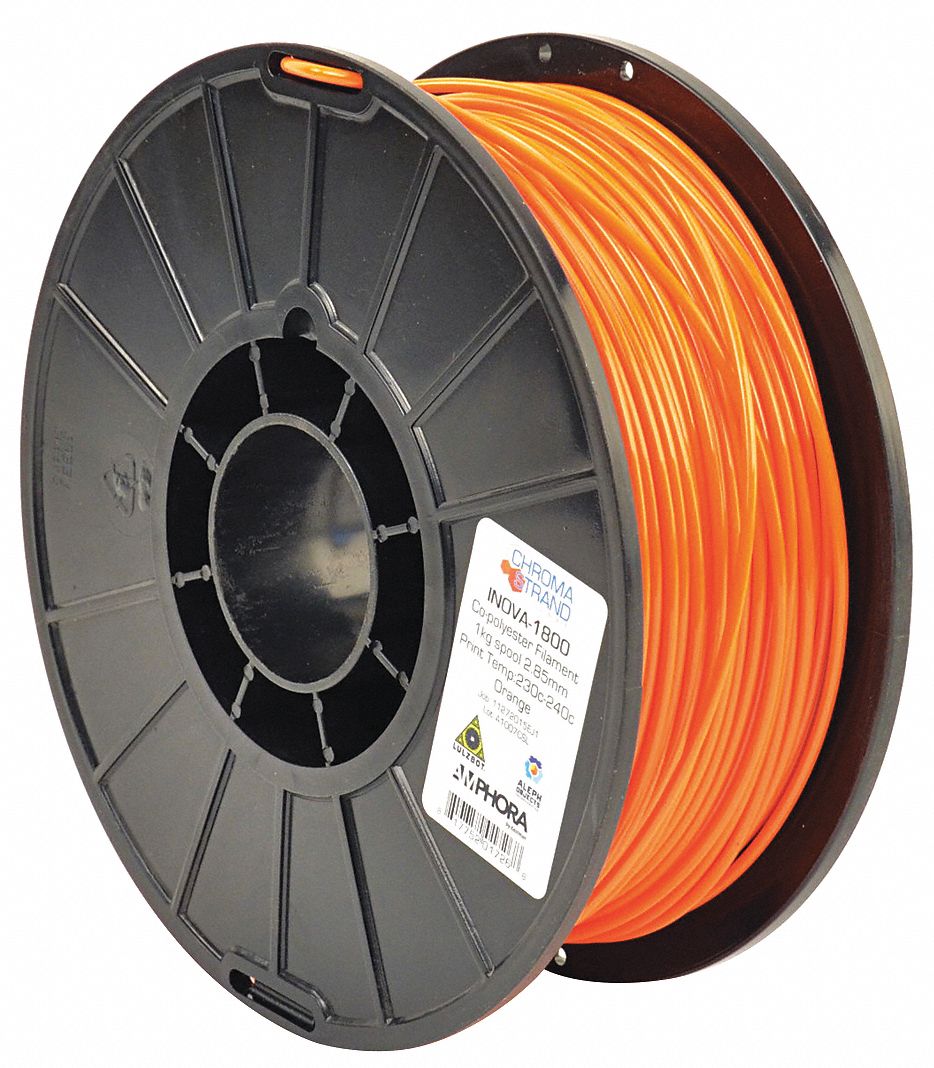 3D Printing Filament: Chroma Strand INOVA-1800, 2.85 mm, 1 kg, Orange