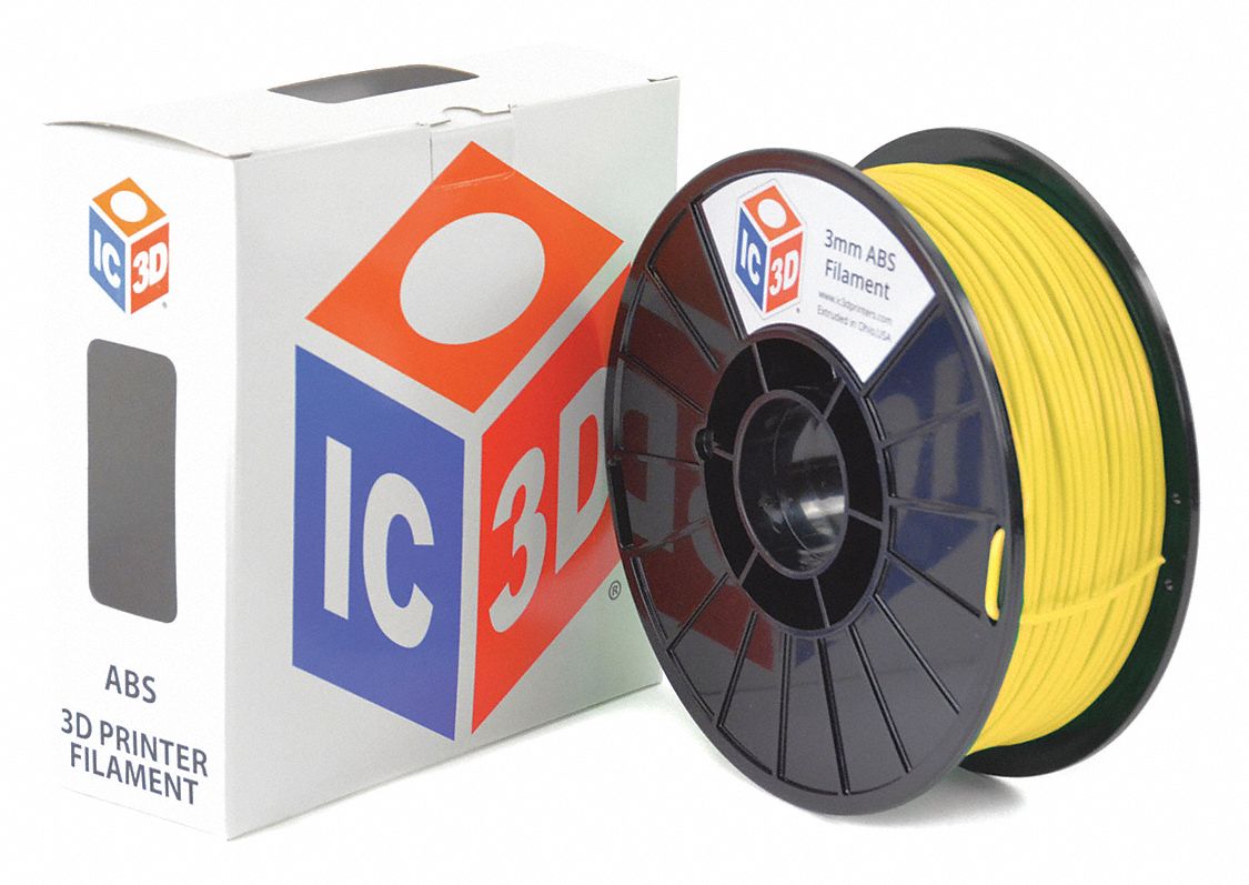 LULZBOT, 3 mm Dia, 1.00 kg Wt, 3D Printing Filament 221X76RMAB0129