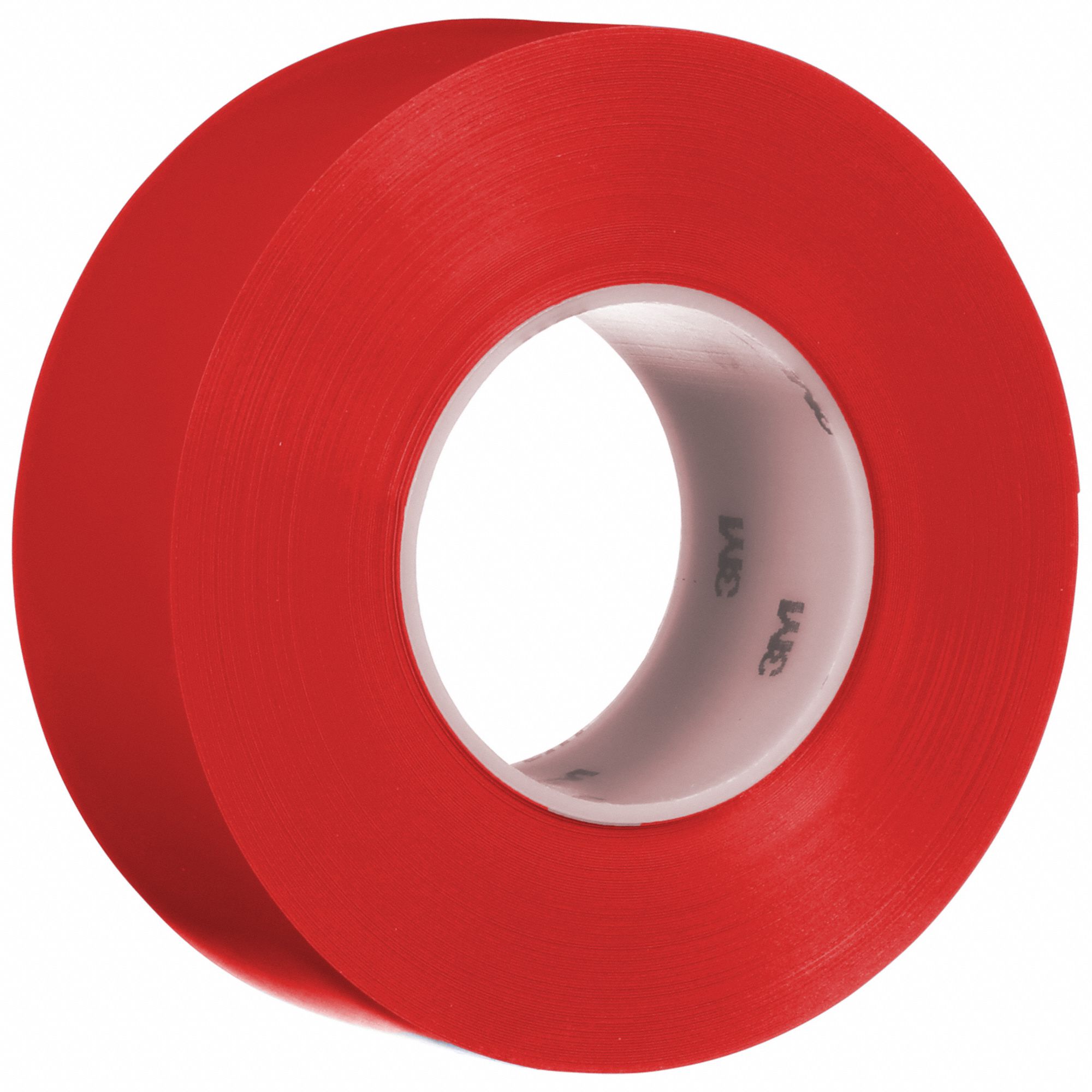Floor Marking Tape: Liner-Less Tape, Solid, Red, 2 in x 108 ft, 33 mil Tape Thick, 3M, 6 PK