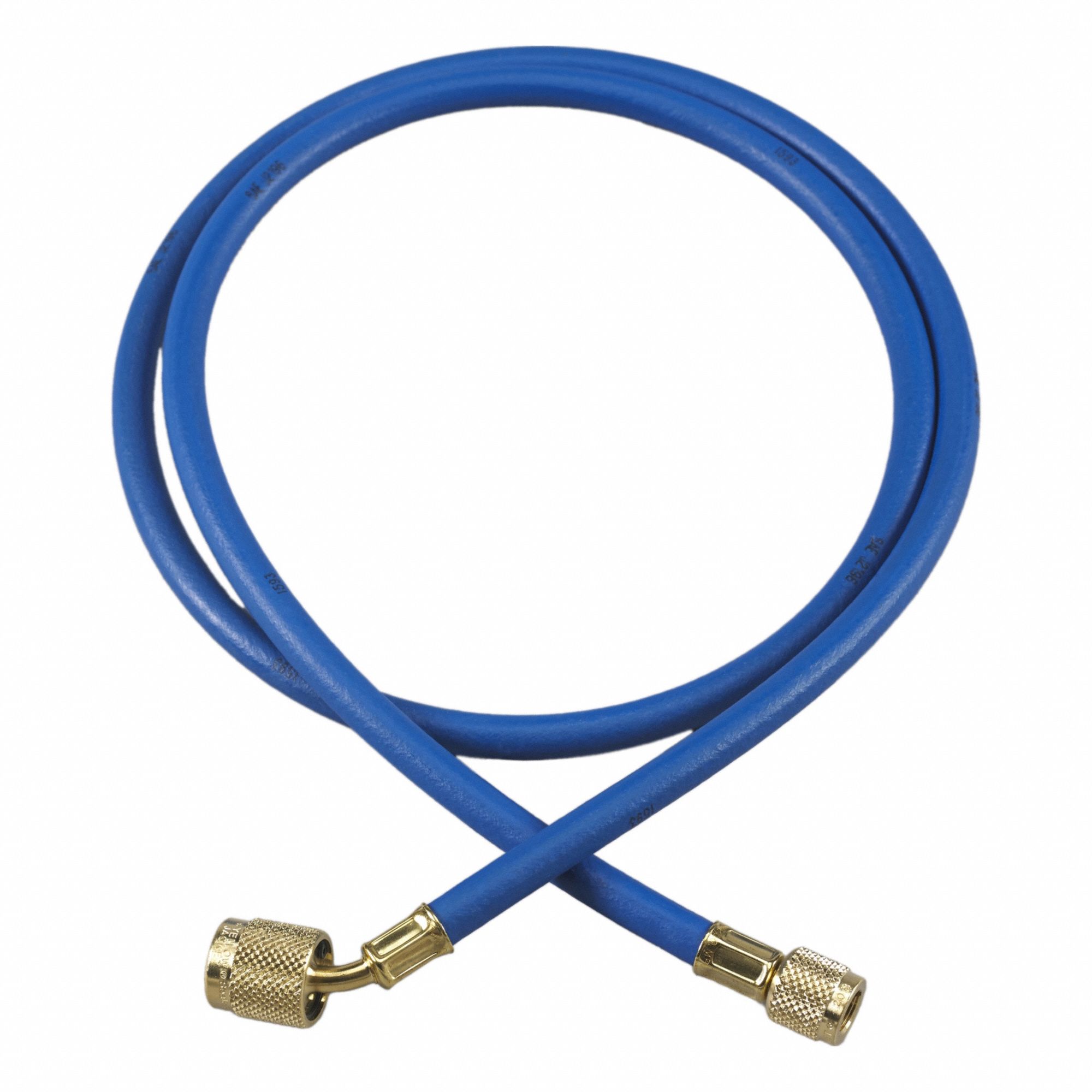 Hose: 5 ft Lg, 45° Angle, Blue, Single Hose