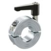 Aluminum Two-Piece Clamping Lever Shaft Collars