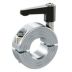 Aluminum Two-Piece Clamping Lever Shaft Collars