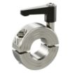 Stainless Steel Two-Piece Clamping Lever Shaft Collars