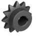 Size 25 Fixed-Bore Roller Chain Sprockets