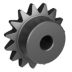 Size 41 Plain-Bore Roller Chain Sprockets