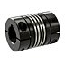 Clamp-On Bellows Shaft Couplings for Keyed Shafts