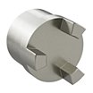 High-Torque Straight Jaw Coupling Hubs for Machining
