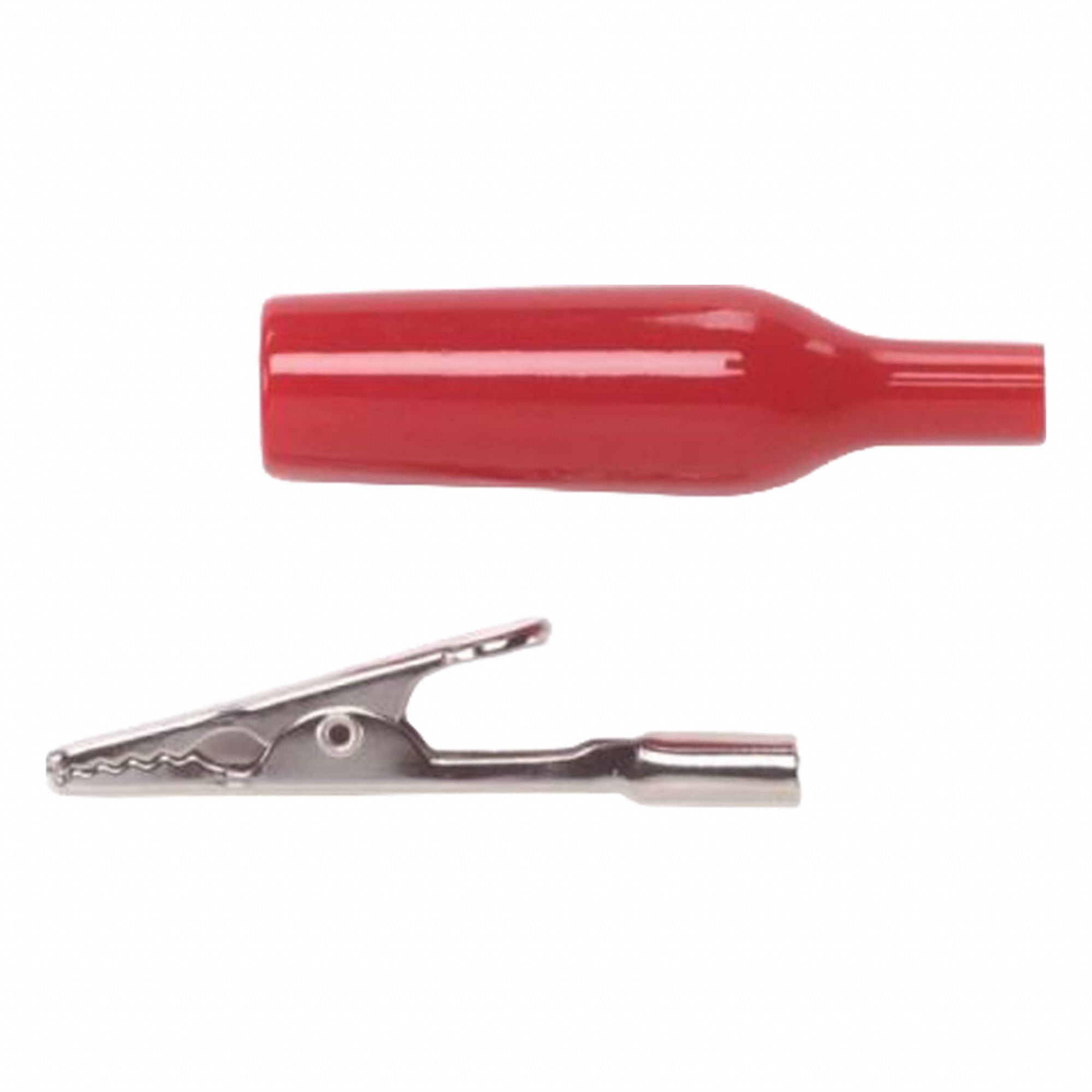 Alligator Clip Red 150 V 5 A PK10
