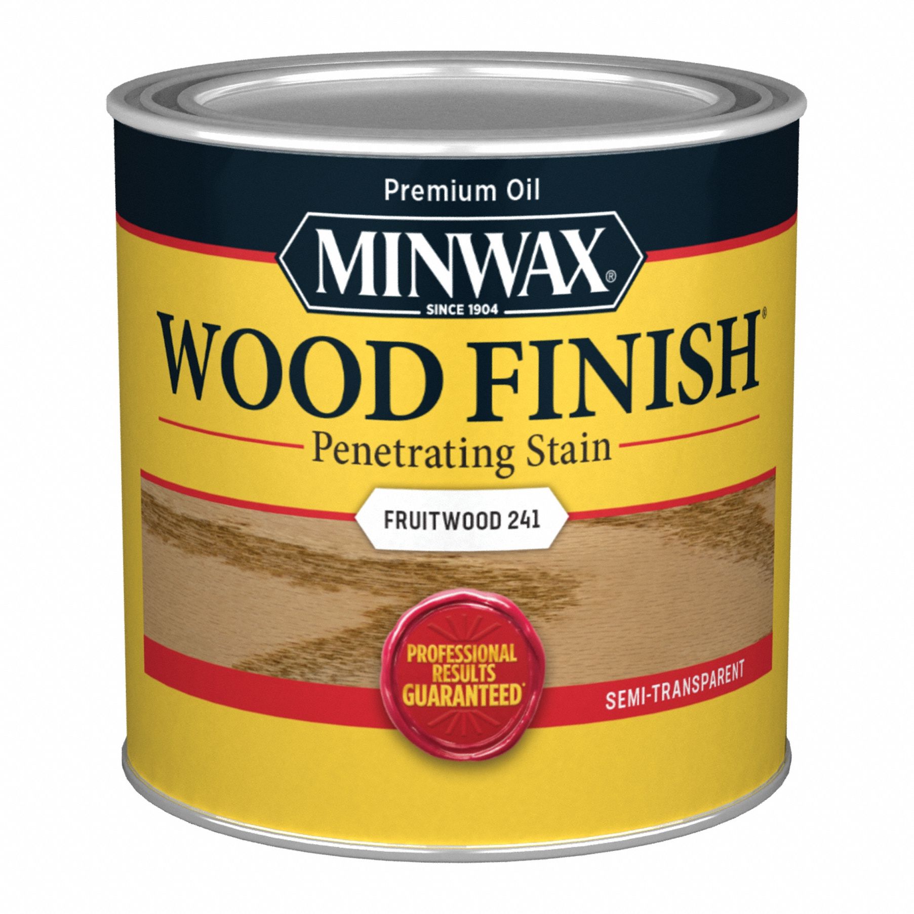 Wood Stain: Wood Stain, Interior, Oil, 0.5 pt Container Size, Wood, Fruitwood, Wood Finish