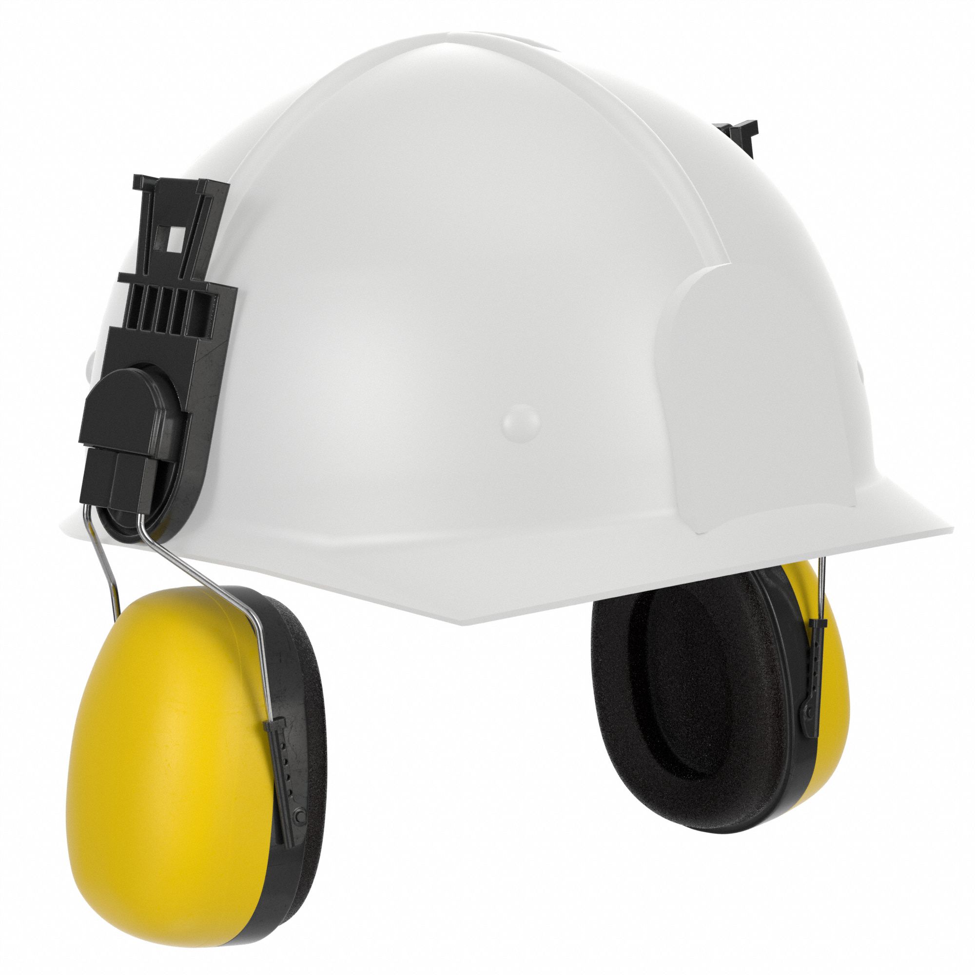 Hard Hat-Mounted Earmuffs