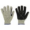 Heavy-Duty Cut-Resistant Knit Gloves with Leather Palm image