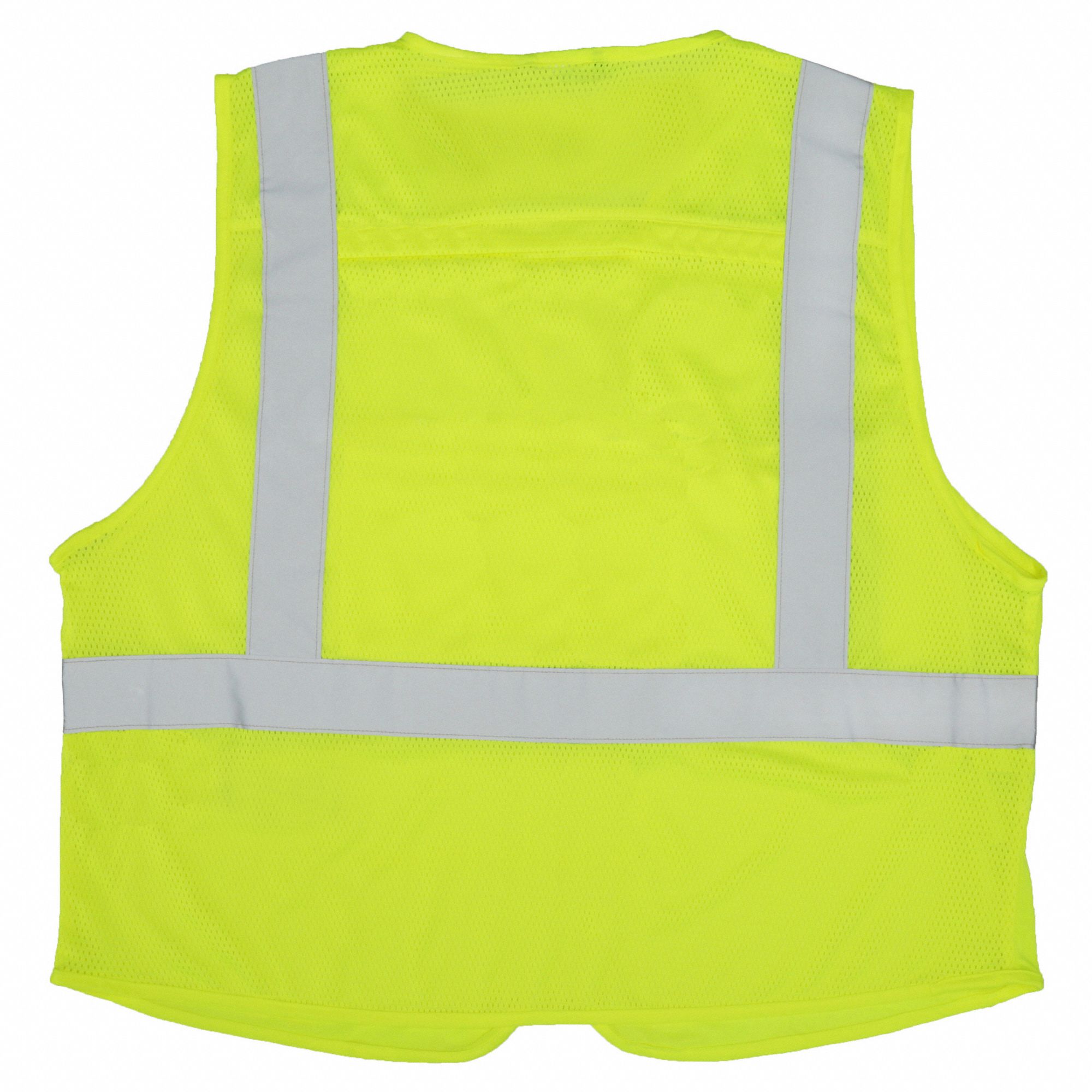Industrial Safety Vest Reflective Safety Jacket Yellow High Visibility Safety Vest Jacket Safety Vest With Reflective Strips No Sleeve For Work Outdoor Activity Reflective Safety Vest For Running Ref