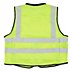 Class 2 U-Back Surveyor's Vests with D-Ring Slot for Fall Protection