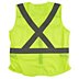 Non-ANSI Rated X-Back Vests with D-Ring Slot for Fall Protection