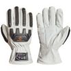 Cut-Resistant Leather Drivers Gloves with Impact Protection