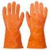 Polyurethane Chemical-Resistant Cold-Condition Insulated Gloves with Full-Dipped Polyurethane Coating & Fleece Liner