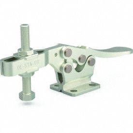 Toggle Clamp: Std Horizontal  Handle, Flange Base Mounting, 600 lbf Holding Capacity - Max