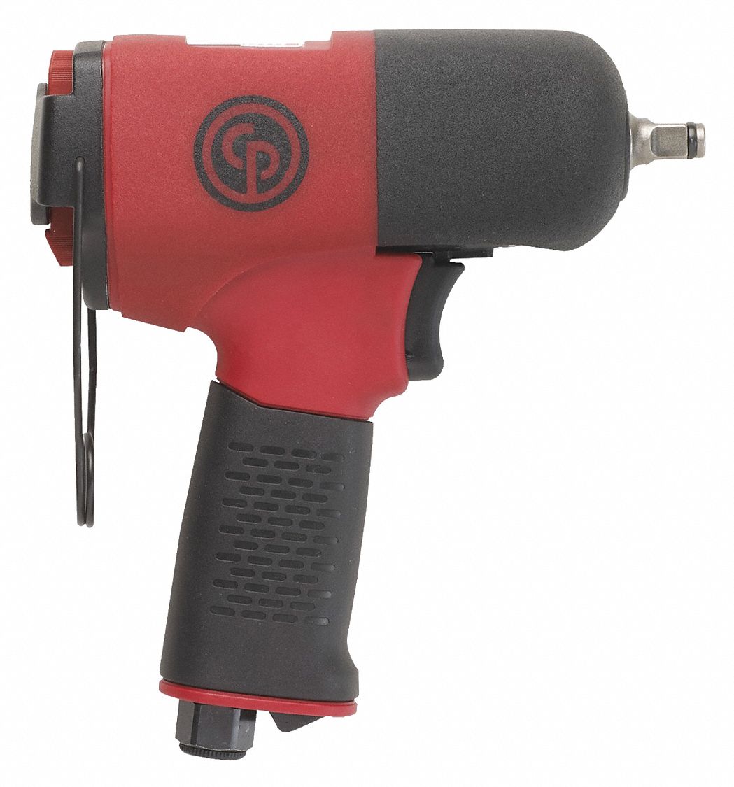 Impact Wrench, Rubber Grip, 3/8"