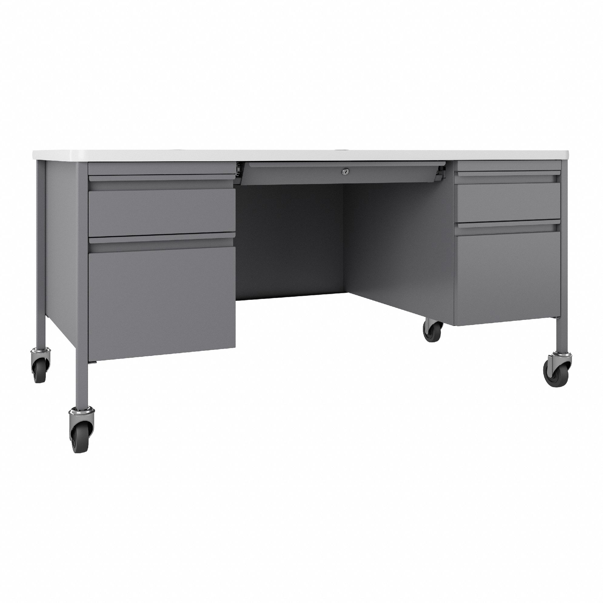 Mobile Double Pedestal