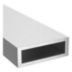 Architectural 6063 Aluminum Rectangular Tubes